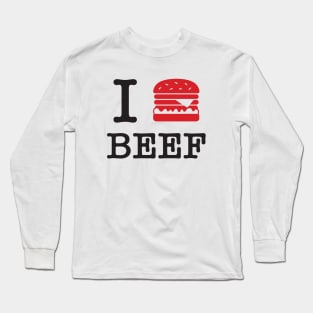 I Love Beef Long Sleeve T-Shirt